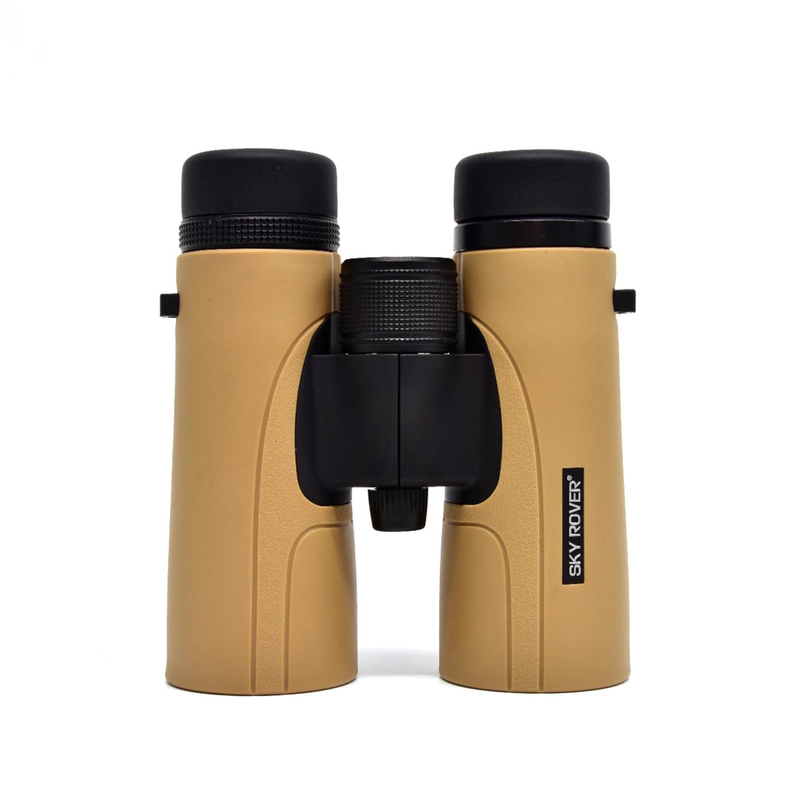 SKY ROVER Hiking Waterproof Roof Prism Handheld Binocular, Model:10x42(Elephant Gray)