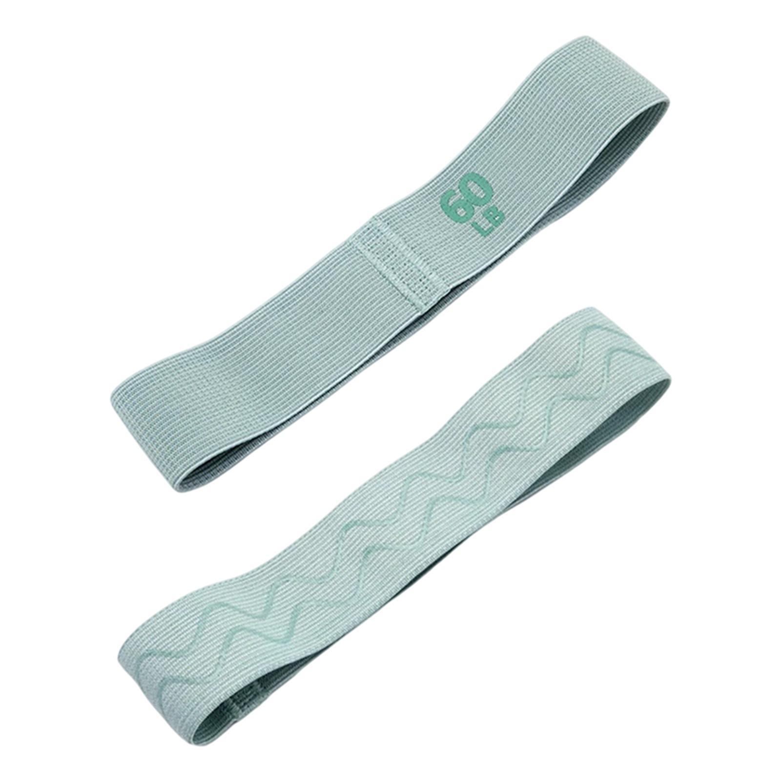 Glute training Yoga Resistance Band Squat Loop Elastic Band Green 60Pounds