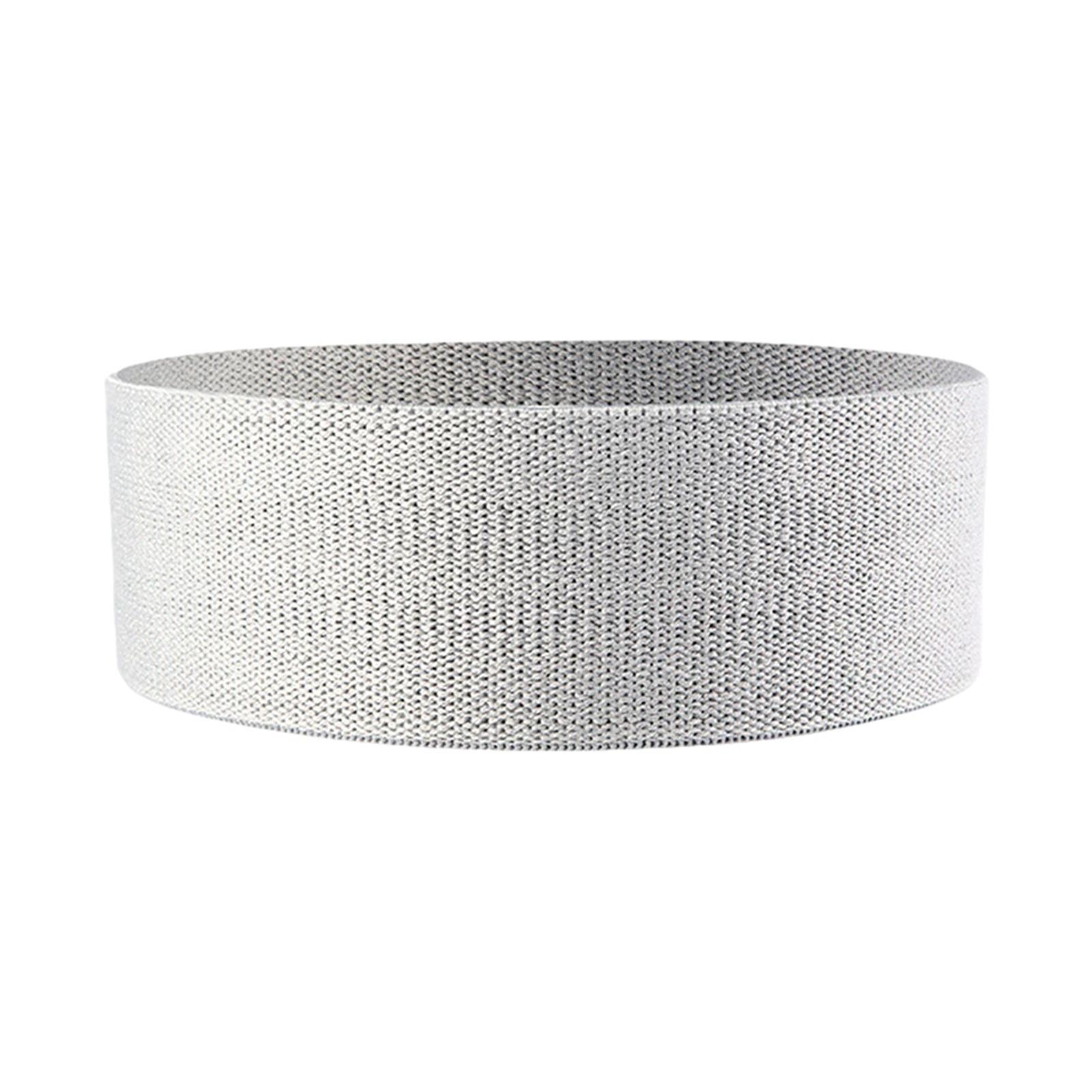 Knitted Yoga Resistance Band Glute Training Assistance Stretching Elastic Band White Low Elasticity