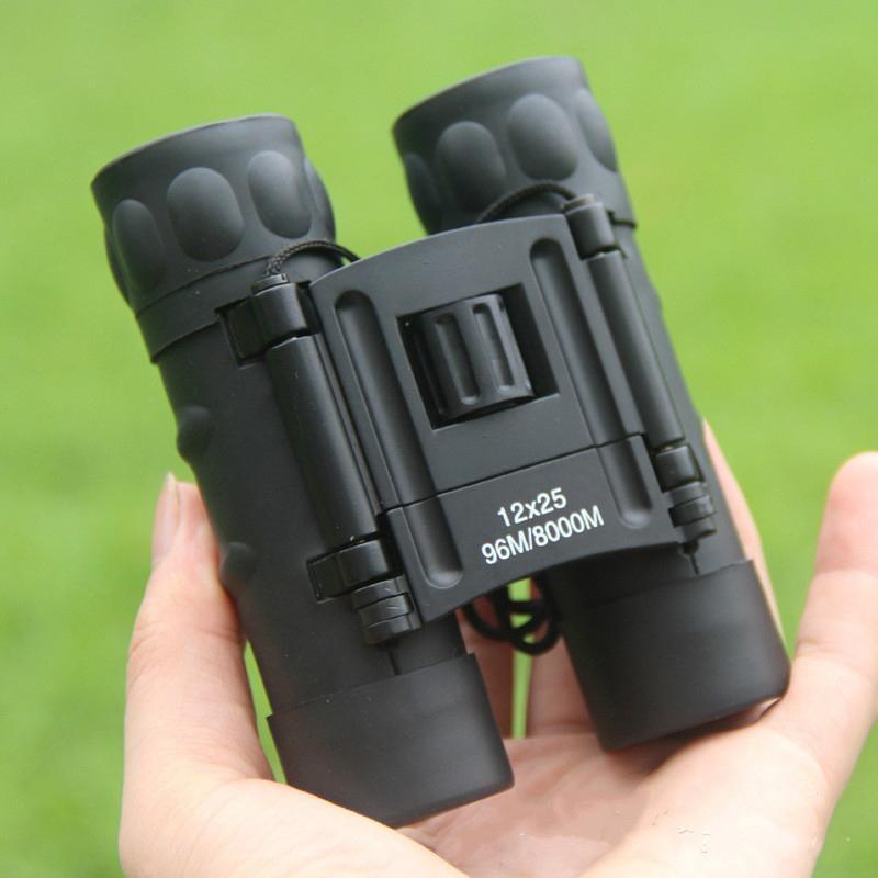 12X25 Telescope Low Light Night Vision High Power HD Pocket Binoculars