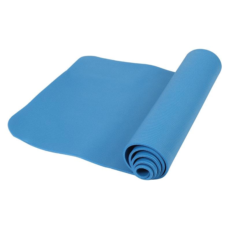 187 x 62.5 x 0.8cm NBR Yoga Mat Widened and Thickened Non-slip Dance Fitness Mat(Black)