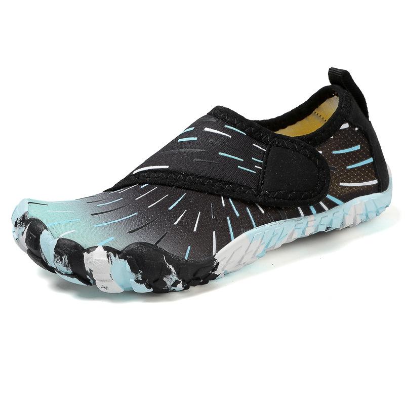 Kids Quick-Drying Breathable Aqua Socks Swim Sneakers (Black)